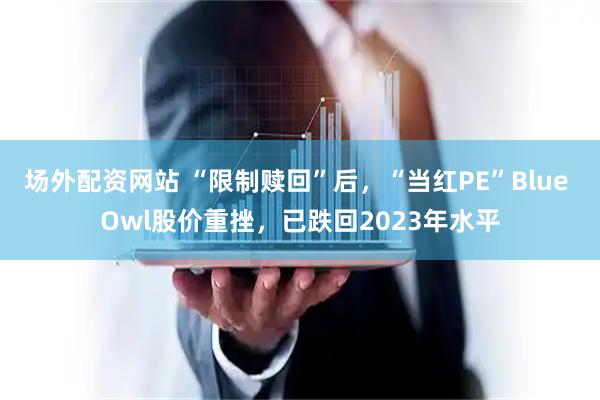 场外配资网站 “限制赎回”后，“当红PE”Blue Owl股价重挫，已跌回2023年水平