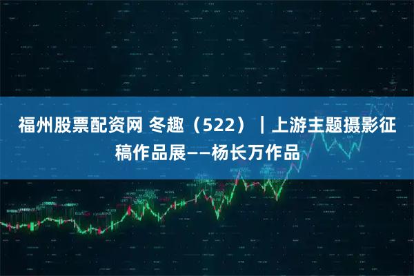 福州股票配资网 冬趣（522）｜上游主题摄影征稿作品展——杨长万作品