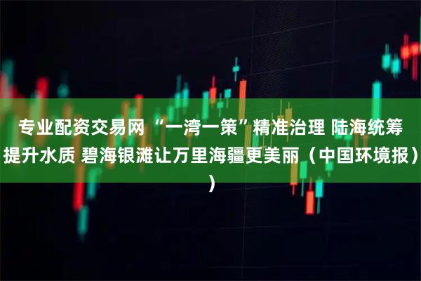 专业配资交易网 “一湾一策”精准治理 陆海统筹提升水质 碧海银滩让万里海疆更美丽（中国环境报）